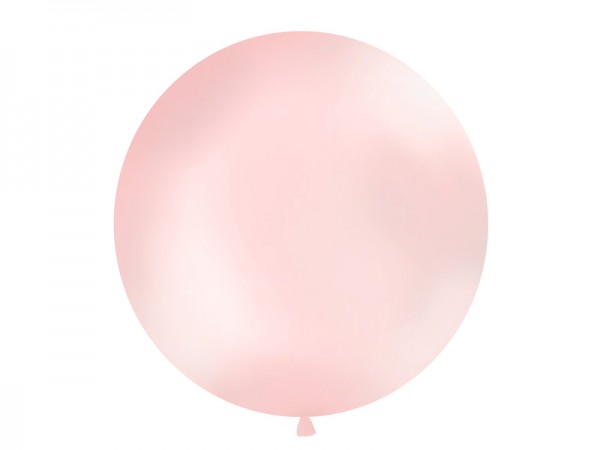 Paris Dekorace Vystřelovací balón sv. růžový metalický