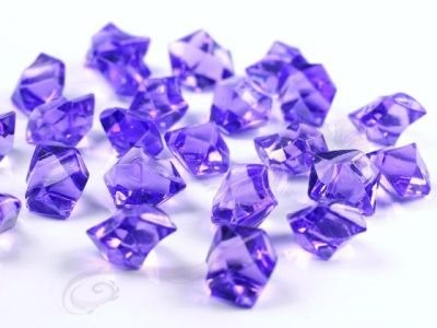 Krystalové kamínky lila