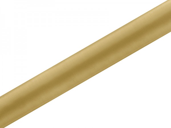 Satén v roli zlatý, šířka 36 cm, návin 9 m