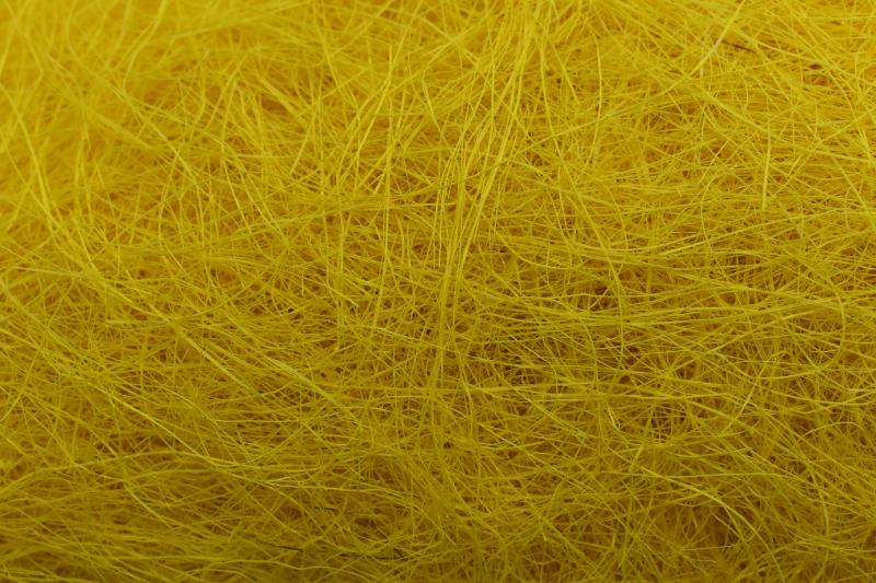Barevné sisalové vlákno žluté