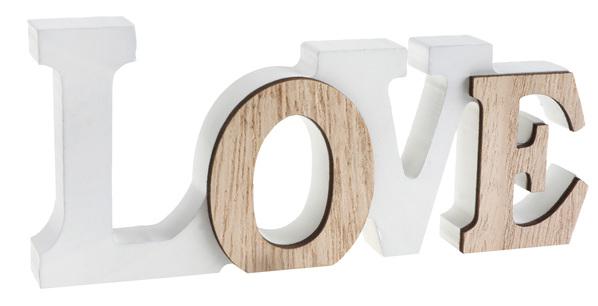 Dřevěný nápis LOVE