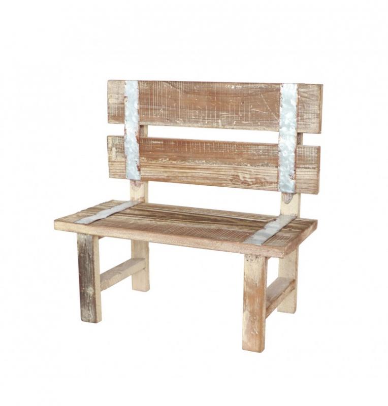 Malá dekorativní lavička, 38x20x38cm