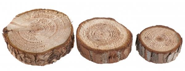 Dřevěná přírodní kolečka, 250g