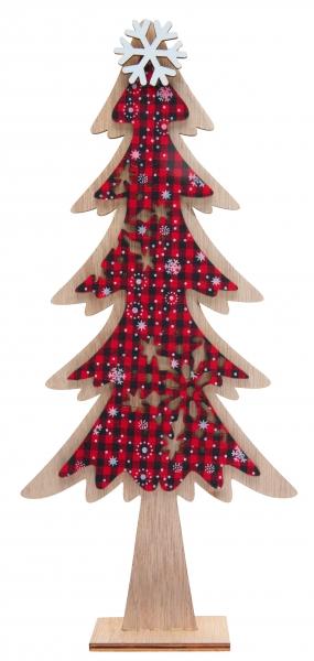 Vánoční dřevěná dekorace - strom