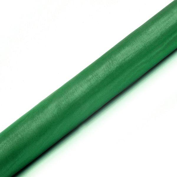 Paris Dekorace Organza hladká smaragdová, 36cm/9m