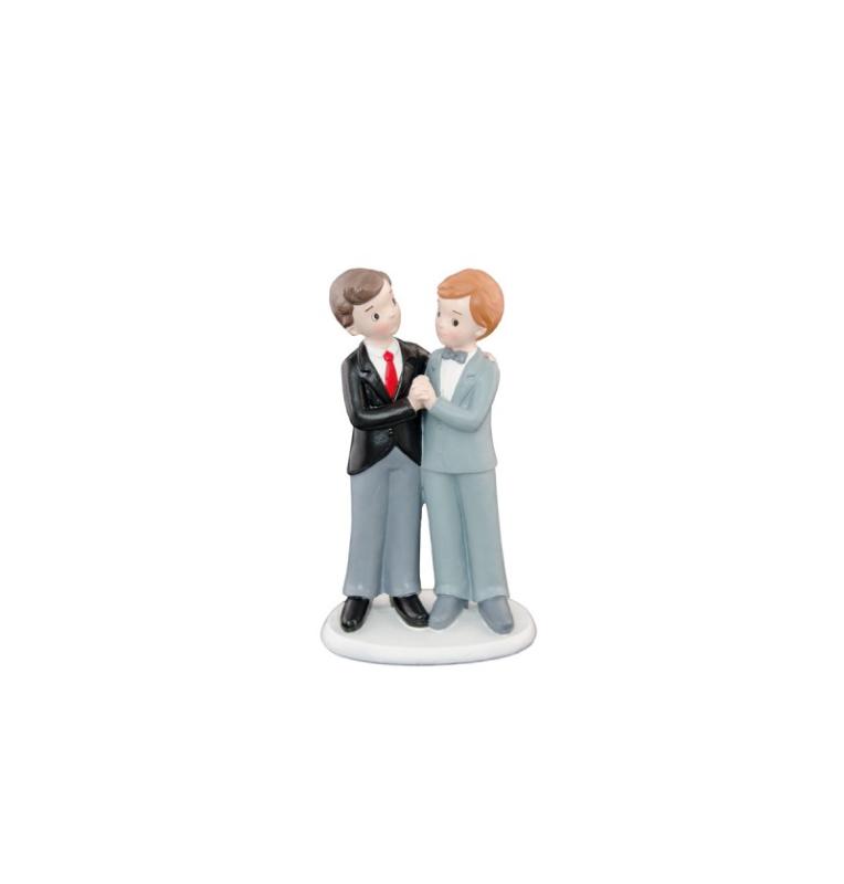 Paris Dekorace Svatební figurka pro Gay páry